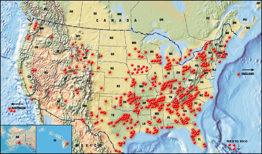 Locations using RTO Pro